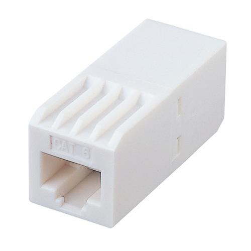 〔5個セット〕 サンワサプライ RJ-45中継アダプタ(カテゴリ6) ADT-EX-6NX5