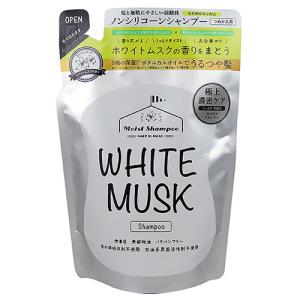 〔10個セット〕 富士 ホワイトムスク シャンプー詰替 400ml SMU-224X10｜mangerou