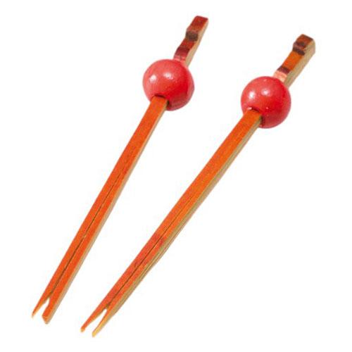 〔50本入×5セット〕 ヤマコー 用美 業務用 南天松葉串 5.5cm 茶 yamaco21612X...