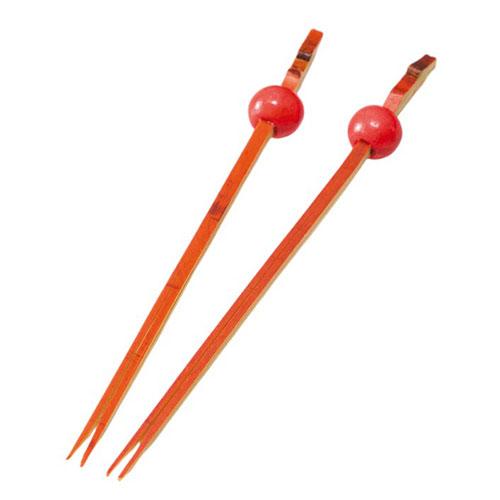 〔50本入×5セット〕 ヤマコー 用美 業務用 南天松葉串 8cm 茶 yamaco21613X5