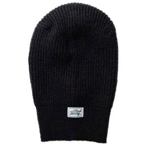 MACK BARRY マクバリー 〔BEANIE(ビーニー)〕 CLASSIC LABEL BALACLAVA ブラック MCBRY70474｜mangerou