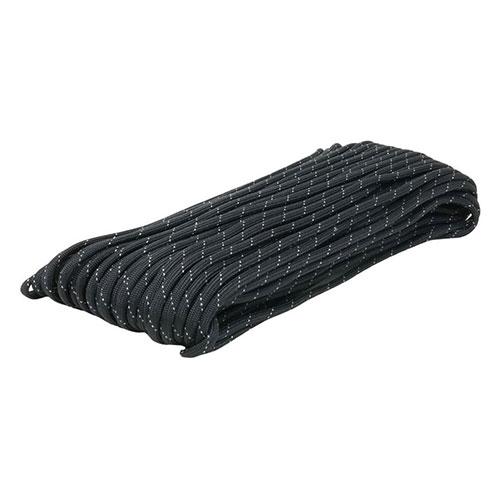 リッチボンド TIGER アメリカ製パラコード 5M リフレクティブ 反射材入りナイロン製 ブラック...