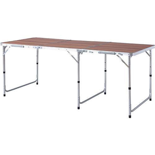 東谷 フォールディングテーブル ワイド D80 ブラウン ODL-558