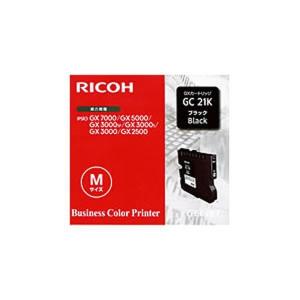 〔純正品〕 RICOH リコー インクカートリッジ/トナーカートリッジ 〔GC21K BK ブラック〕｜mangerou