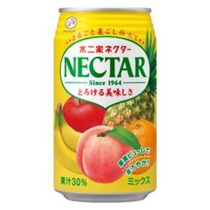 〔まとめ買い〕不二家 ネクターミックス 350ml 缶 48本入り〔24本×2ケース/代引不可〕｜mangerou