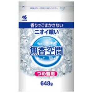 (まとめ)小林製薬 消臭剤 無香空間 特大 詰め替えパウチ 648g〔×40セット〕