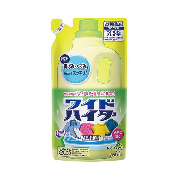 (まとめ) 花王 ワイドハイター つめかえ用 720ml 1個 〔×20セット〕