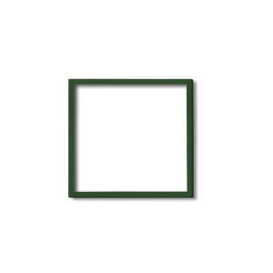 〔角額〕木製正方額・壁掛けひも 5767 200角(200×200mm)「グリーン」｜mangerou