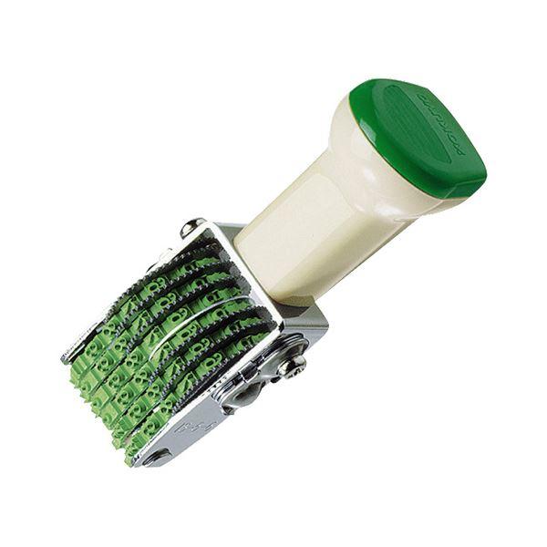 コクヨ 回転印 欧文数字 5号6連明朝体 IS-5-6 1セット(12個)