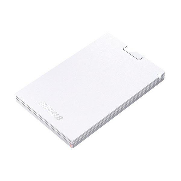 バッファロー USB3.2(Gen1)ポータブルSSD 1.0TB ホワイト SSD-PG1.0U3...