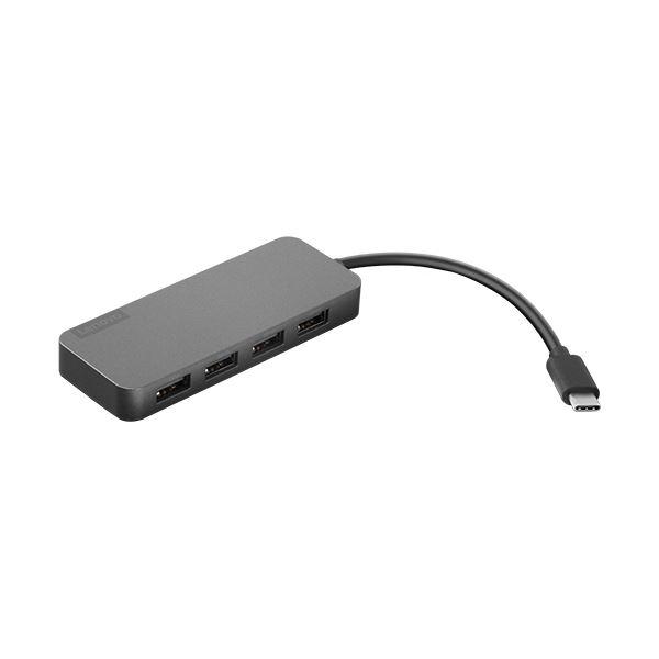 レノボ USB Type-C - USBType-A ハブ(USB Type-A 4ポート搭載) 4...