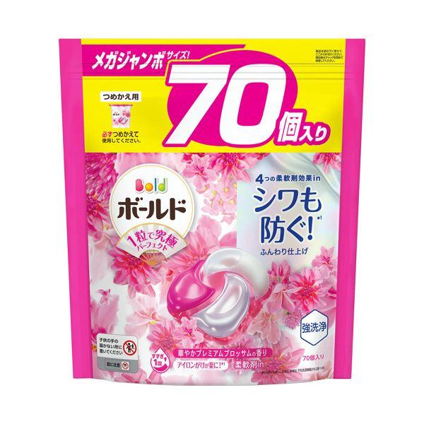 P＆G ボールド ジェルボール4D 華やかプレミアムブロッサムの香り つめかえ メガジャンボサイズ ...