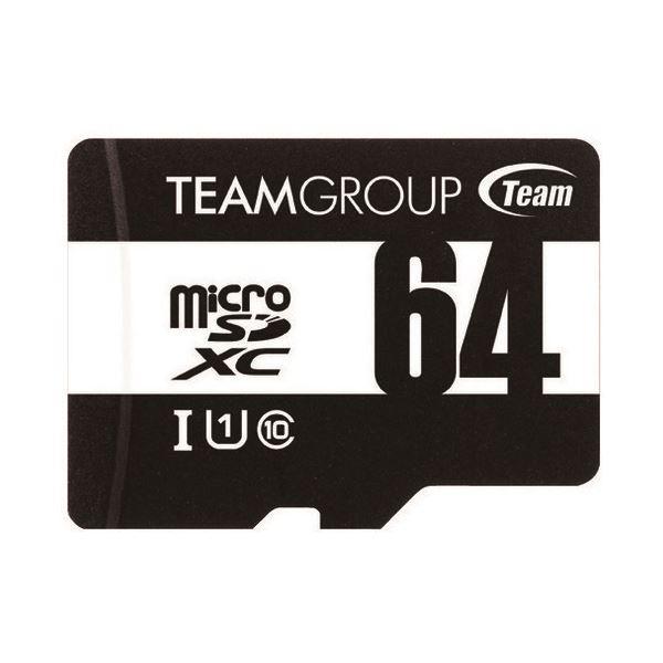 TEAM microSDXCカード 64GB TUSDX64GCL10U03