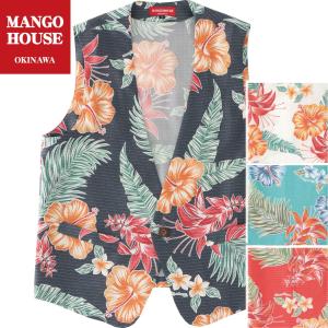 かりゆしウェア サマーベスト メンズ 半袖 沖縄...の商品画像