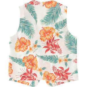 かりゆしウェア サマーベスト メンズ 半袖 沖...の詳細画像2