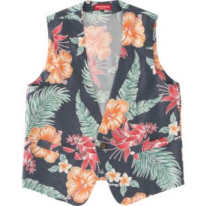 かりゆしウェア サマーベスト メンズ 半袖 沖...の詳細画像5