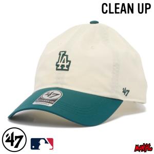 47 キャップ CLEAN UP クリーンナップ ロサンゼルス・ドジャース CRINKLE NYLON サンドストーム / パシフィックグリーン 15173621