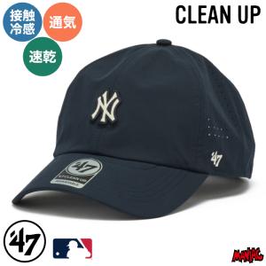 47 キャップ NY CLEAN UP クリーンナップ brrr Pro ニューヨーク・ヤンキース ELEVATED GREENS 接触冷感 吸水速乾 ネイビー 14920484