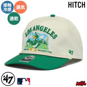 47 キャップ LA HITCH ヒッチ brrr Pro ロサンゼルス・ドジャース ELEVATED GREENS 接触冷感 吸水速乾 チョーク 14920332 オフホワイト/グリーン