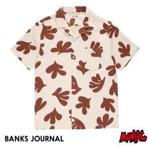 BANKS 半袖シャツ BANKS JOURNAL バンクスジャーナル メンズ 開襟シャツ WSS0258 BECK SS｜maniac