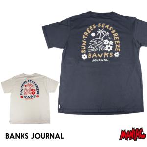 BANKS JOURNAL バンクスジャーナル Tシャツ メンズ ATS0944 FOUR ELEMENTS TEE｜maniac