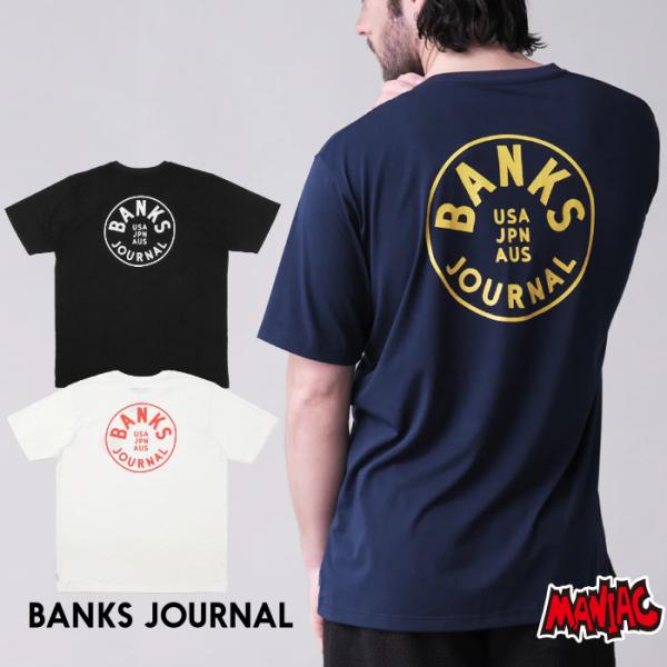 BANKS JOURNAL バンクスジャーナル Tシャツ メンズ ASMU1091 CIRCLE S...