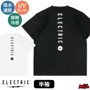 エレクトリック ドライ Tシャツ 速乾 メンズ ELECTRIC VERTICAL LOGO DRY S/S TEE E26ST27 半袖 ラッシュT サーフT 接触冷感