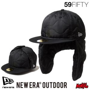 ニューエラ ドッグイヤーキャップ キャップ 59FIFTY NEWERA DOG EAR MILITALY QUILT WATER REPELLENT ブラック 14668985