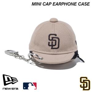 ニューエラ ポーチ SD ミニキャップ イヤホンケース NEWERA MLB サンディエゴ・パドレス ニューベージュ 15206536 イヤフォンケース ミニポーチ