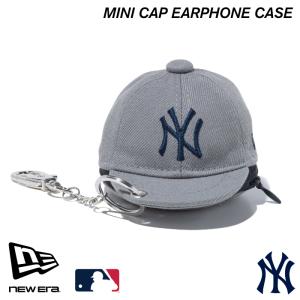 ニューエラ ポーチ NY ミニキャップ イヤホンケース NEWERA MLB ニューヨーク・ヤンキース ミスティモーニング 15206537 グレー イヤフォンケース ミニポーチ
