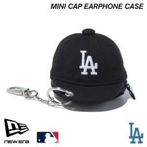 ニューエラ ポーチ LA ミニキャップ イヤホンケース NEWERA MLB ロサンゼルス・ドジャース ブラック 15206543 イヤフォンケース ミニポーチ