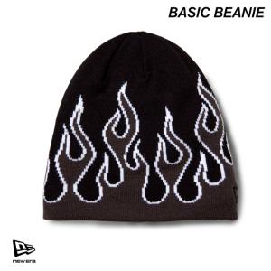 ニューエラ ニット帽 ビーニー NEWERA ベーシック ビーニー フレイム ブラック/ダークグレー 15119779 ニットキャップ
