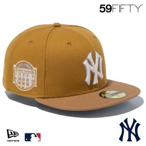 ニューエラ NY キャップ 59FIFTY NEWERA MLB The Brew ザ・ブリュー ニューヨーク・ヤンキース ブラッシュドブロンズ/ウィート 15228778