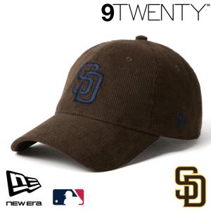 ニューエラ SD ローキャップ 9TWENTY NEWERA MLB Corduroy コーデュロイ サンディエゴ・パドレス ウォルナット 15137219 ブラウン