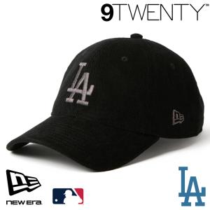 ニューエラ LA ローキャップ 9TWENTY NEWERA MLB Corduroy コーデュロイ ロサンゼルス・ドジャース ブラック 15137271