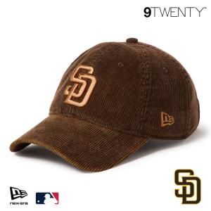 ニューエラ SD ローキャップ 9TWENTY NEWERA MLB Faded Corduroy コーデュロイ サンディエゴ・パドレス ブラウン 15137223 アジャスター