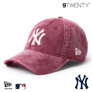 ニューエラ NY ローキャップ 9TWENTY NEWERA MLB Faded Corduroy コーデュロイ ニューヨーク・ヤンキース レッド 15137241 アジャスター