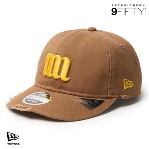 ニューエラ ミンナノ キャップ RC 9FIFTY Curved Visor NEWERA GORO MIN-NANO Damage ブラウン 15175390 中津川吾郎 レトロクラウン