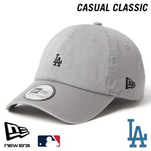 ニューエラ LA ローキャップ CASUAL CLASSIC NEWERA MLB カジュアルクラシック ロサンゼルス・ドジャース Mini Logo ミニロゴ グレー 15136955