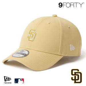 ニューエラ SD キャップ 9FORTY NEWERA MLB Midsize Logo ミッドサイズロゴ サンディエゴ・パドレス ベガスゴールド 15137054
