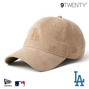 ニューエラ LA ローキャップ 9TWENTY NEWERA MLB Synthetic Suede シンセティックスエード ロサンゼルス・ドジャース ベージュ 15137269 アジャスター