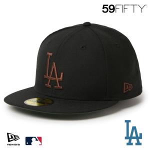 ニューエラ LA キャップ 59FIFTY NEWERA MLB Cooperstown ウール ロサンゼルス・ドジャース ブラック 15137371