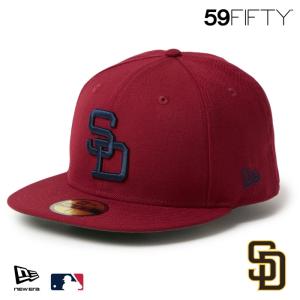ニューエラ SD キャップ 59FIFTY NEWERA MLB Cooperstown ウール サンディエゴ・パドレス カーディナル 15137339