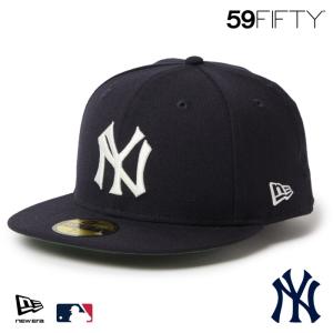 ニューエラ NY キャップ 59FIFTY NEWERA MLB Cooperstown ウール ニューヨーク・ヤンキース ネイビー 15137350
