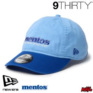 ニューエラ メントス キャップ 9THIRTY NEWERA mentos 2-Tone スカイブルー/ライトロイヤル 14863794 コラボ