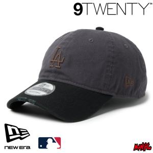 ニューエラ キャップ 9TWENTY NEWERA ロサンゼルス ドジャース クーパーズタウン Damaged Duck Canvas グラファイト ブラック