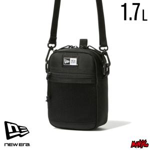 ニューエラ ショルダーバッグ 小さめ NEWERA ショルダーポーチ ブラック 1.7L 14521317 ボックスロゴ メンズ レディース ポーチ バッグインバッグ