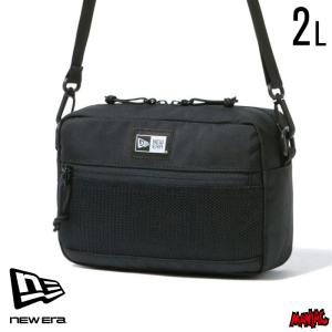 ニューエラ ショルダーバッグ NEWERA ショルダーポーチ ラージ ブラック 2L 14521316 ボックスロゴ メンズ レディース ポーチ バッグインバッグ