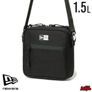 ニューエラ ショルダーバッグ 小さめ NEWERA スクエア ショルダーポーチ 1.5L ボックスロゴ ブラック 13552459 メンズ レディース ポーチ バッグインバッグ