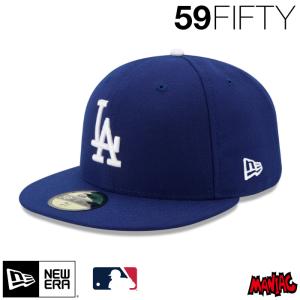 ニューエラ LA キャップ 59FIFTY NEWERA MLBオンフィールド ロサンゼルス・ドジャース ゲーム 13554994 ACPERF LOSDOD GM ダークロイヤルブルー 青｜maniac